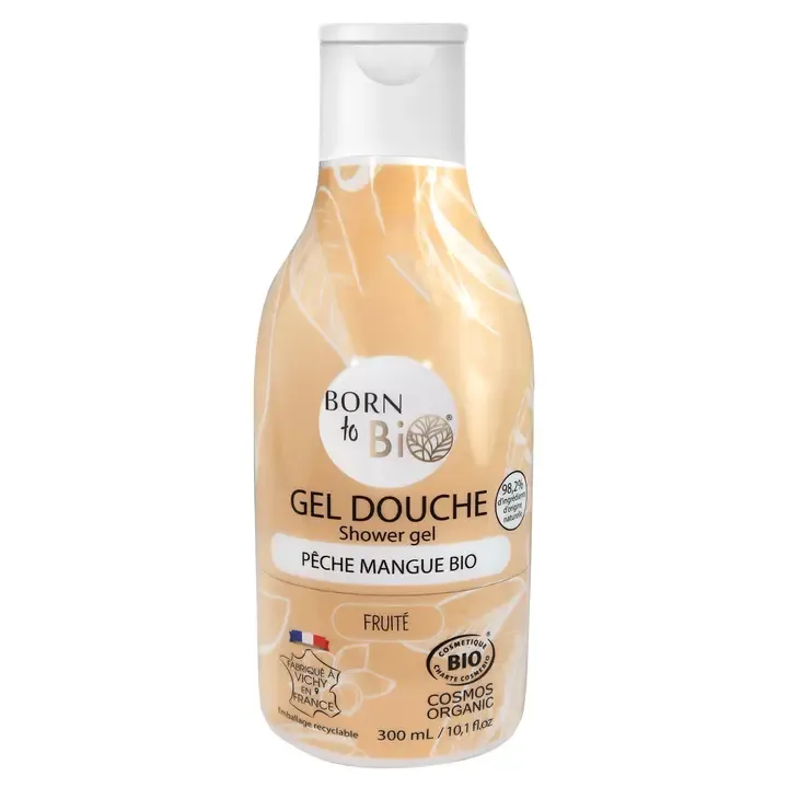 Gel douche Born to Bio Pêche Mangue.webp