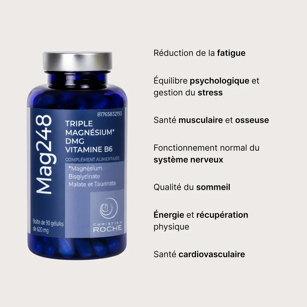 Solution Magnésium Mag248 Christian Roche Boite de 90 gélules2.webp