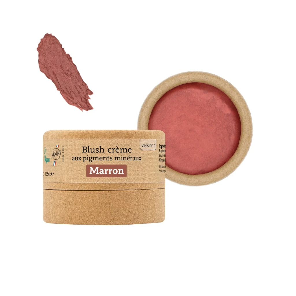 Blush aux pigments minéraux Comme Avant 10g marron.webp