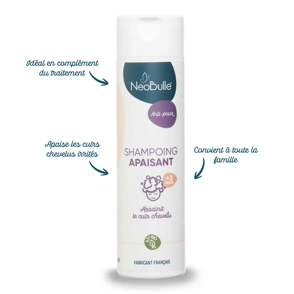 Shampoing Apaisant Anti-Poux Néobulle 200ml2.webp