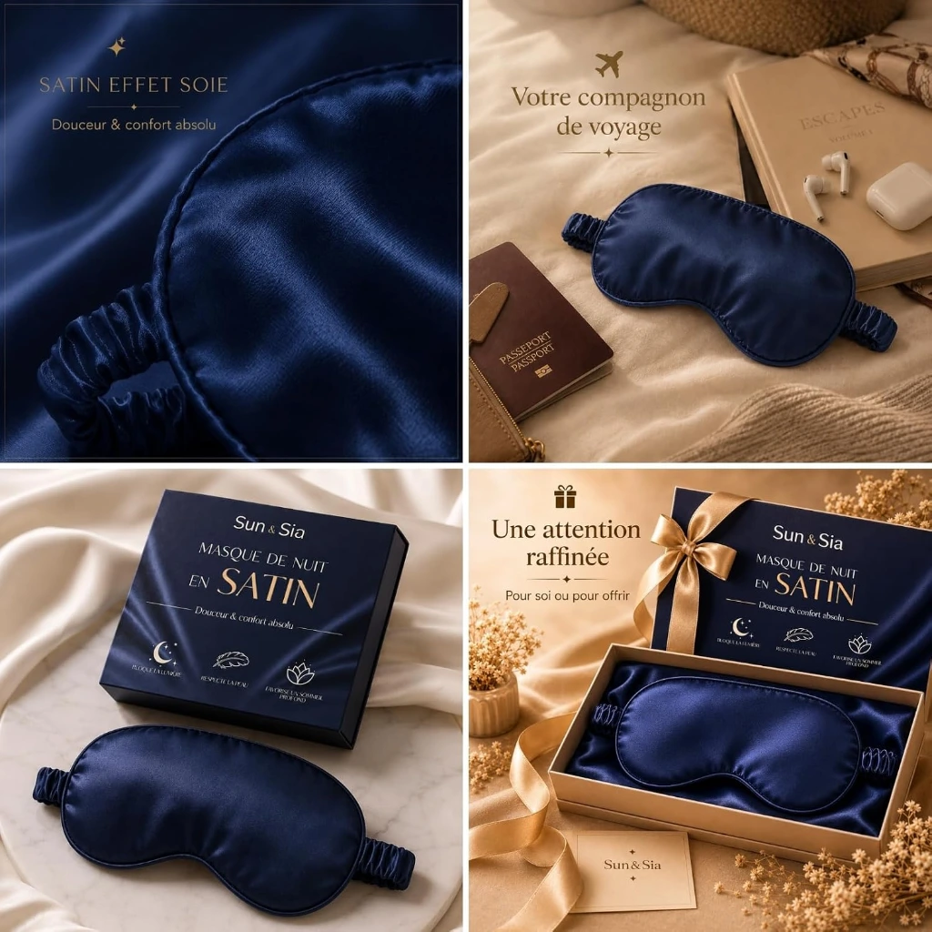 Masque de Nuit Premium en Satin pour les yeux Sun&Sia6.webp