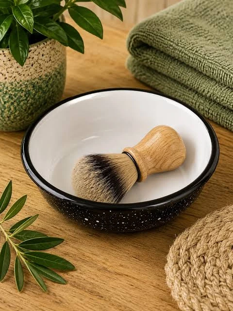 Bol émaillé pour savon Mas du Roseau l'unité2.webp