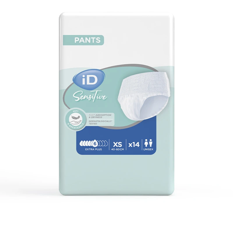 Pants Adulte ID SENSITIVE T0 XSmall Extra Plus Sachet de 14 sachet.webp