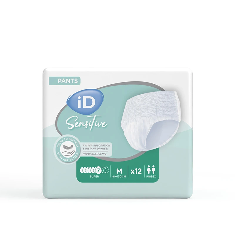 Pants Adulte ID SENSITIVE T2 Médium Super Sachet de 12 SACHET.webp