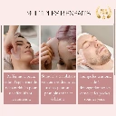 Masseur Gua Sha En Pierre Naturelle Avec Housse En Lin Sun&Sia rose4.webp
