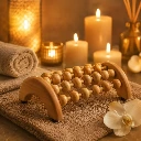 Masseur Réflexologie en bois pour les pieds Sun&Sia2.webp