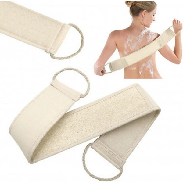 Lanière de Bain Massage & Exfoliation Beige En Crin 70cm Sun&Sia3.webp