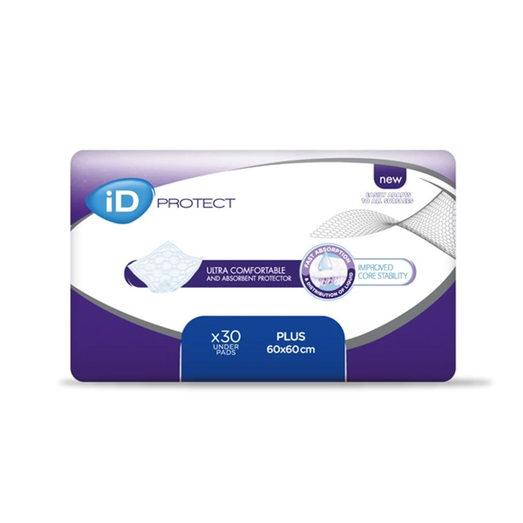 [ABLEUE60X60P] Alèse 60 x 60 ID PROTECT Plus Sachet de 30