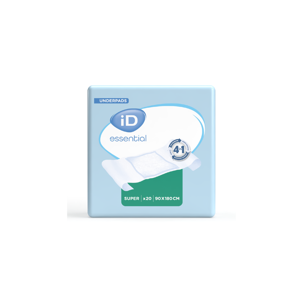 Alèse 90 x 180 Bordable ID Essential Super Sachet de 20