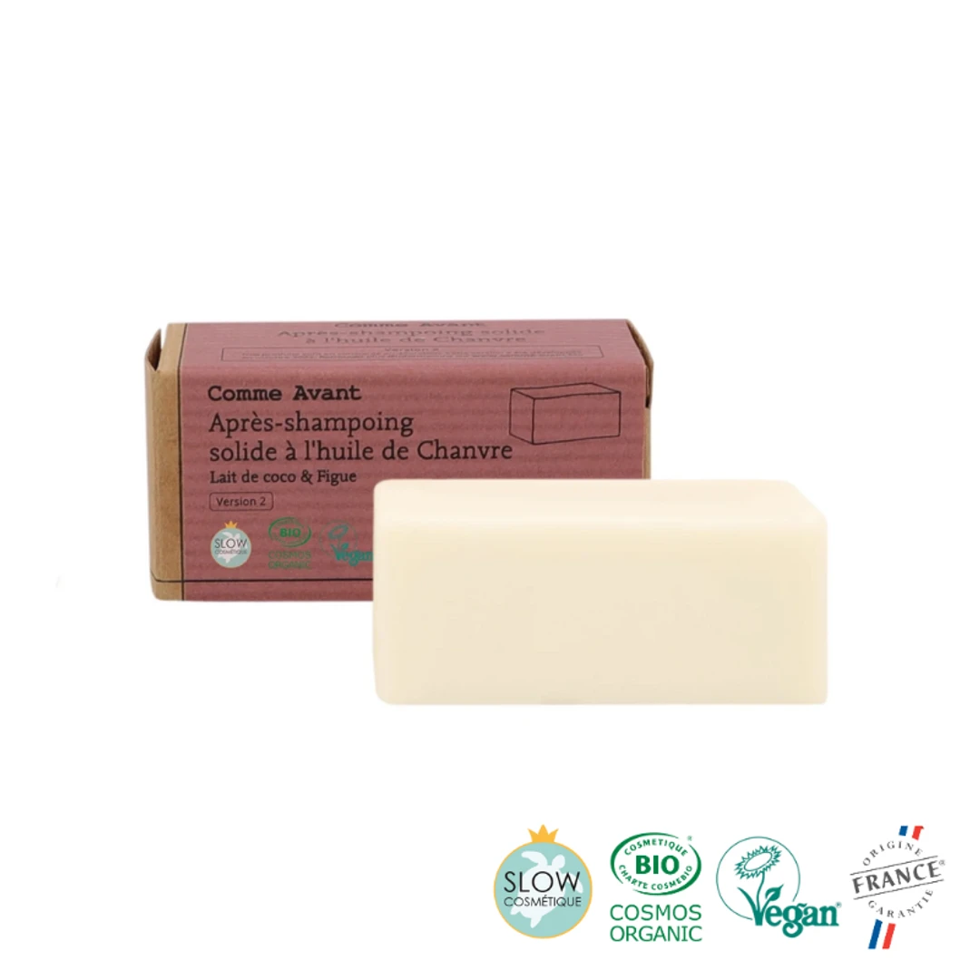 [ASSFLCCA] Après-Shampoing Solide Bio Huile de Chanvre Comme Avant 45G