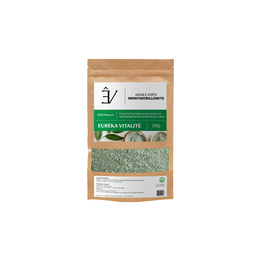 [AVMEV200] Argile Verte Montmorillonite Eureka Vitalite Sachet de 200G