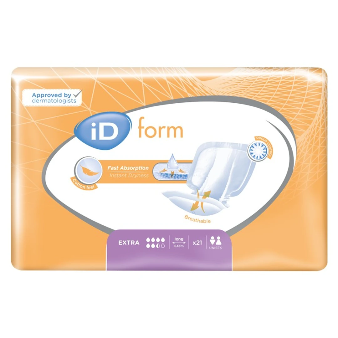 [CAEE] Protection pour fuites urinaires ID FORM Extra Long Sachet de 21