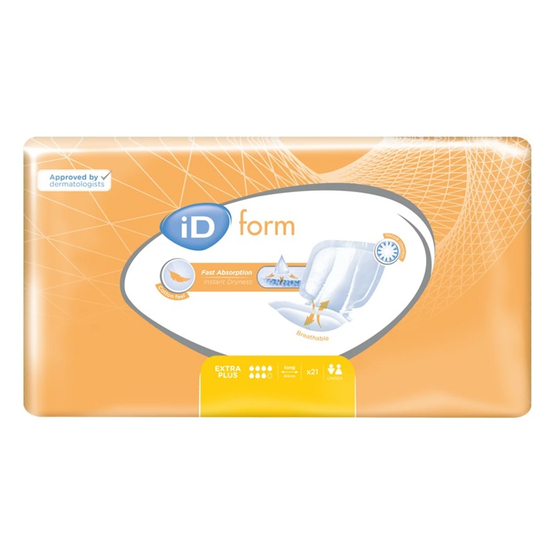 Protection pour fuites urinaires ID FORM Extra Plus Long Sachet de 21