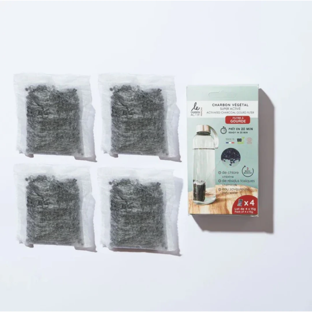 [CAGS] Charbon Actif Filtrant le Charbon Actif Français boite de 4 sachets
