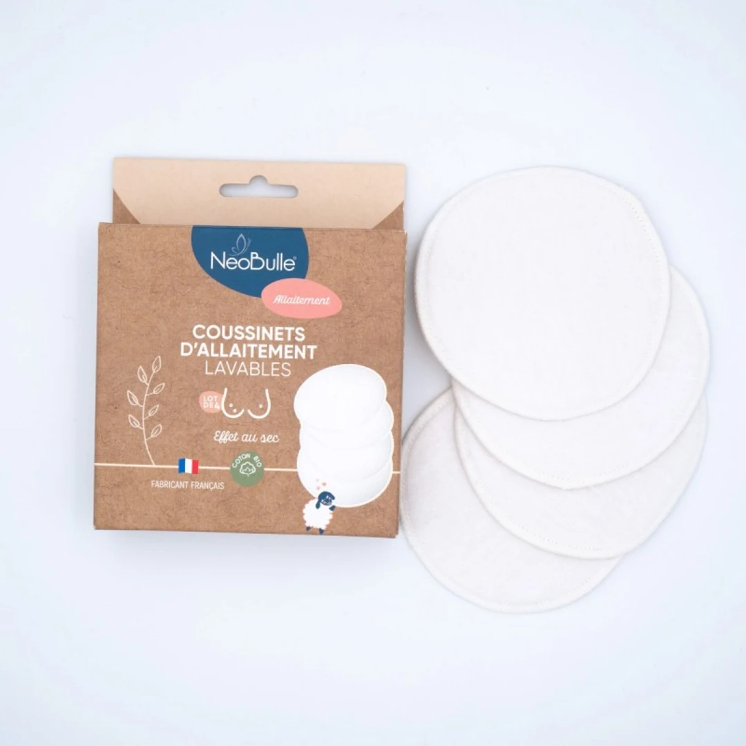 Coussinet d'Allaitement Lavable Boite de 4 unités Néobulle