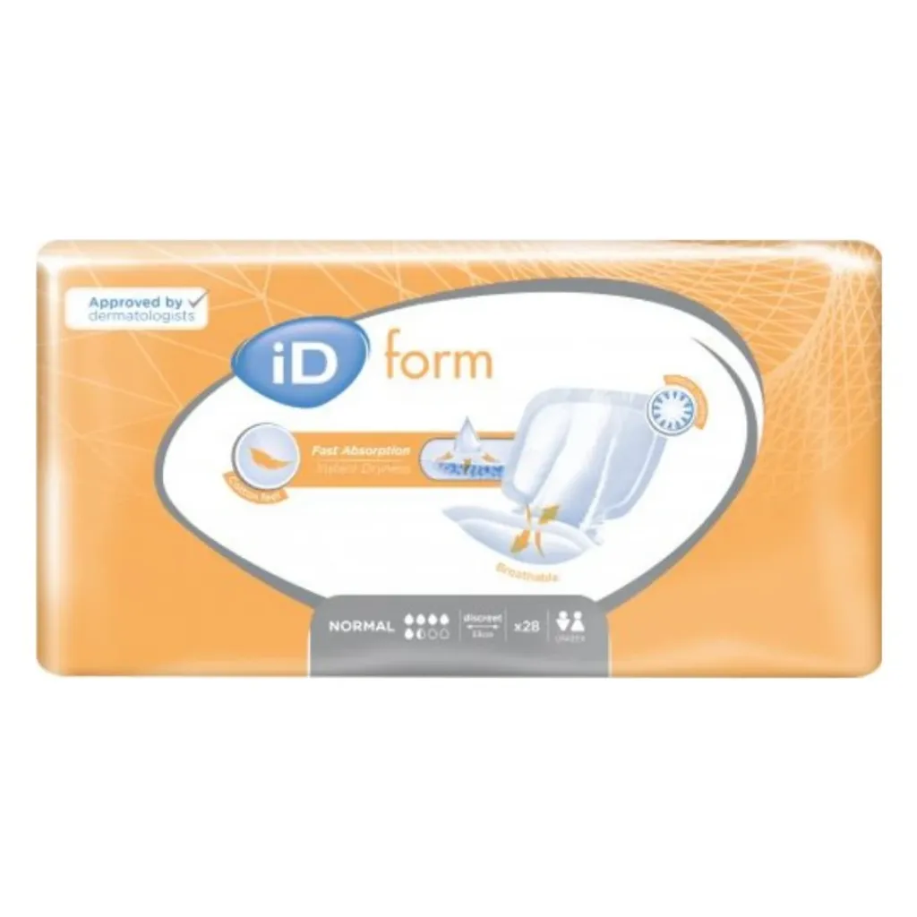 Protection pour fuites urinaires ID FORM Normal Discreet Sachet de 28