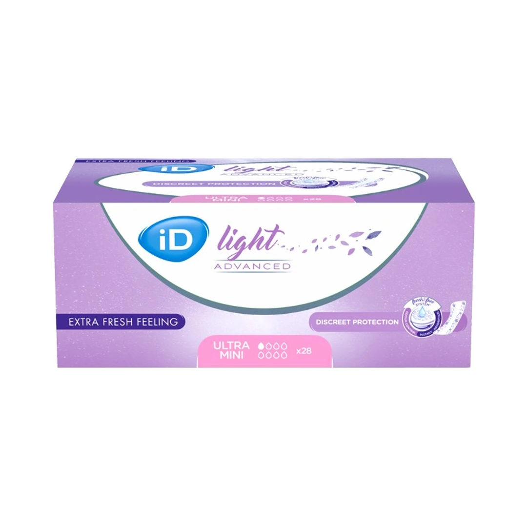 [CAUM28] Protection féminine ID LIGHT Ultra Mini 190mm Sachet de 28