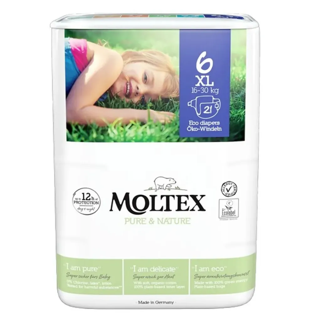 Couche Bébé Moltex T6 XL +16Kg Sachet de 21 Couches