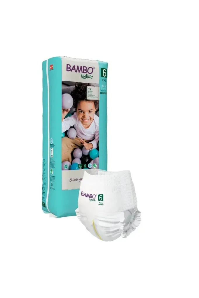 Culotte bébé Bambo Nature N°6 - 18+Kgs Tall Pack Sachet de 38