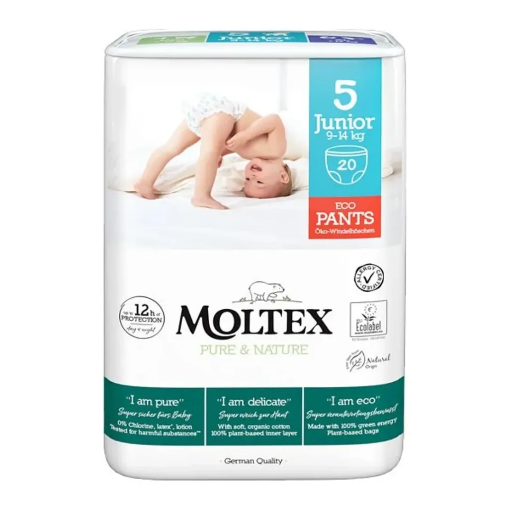 Couche Culotte Moltex T5 Junior 9-14Kgs Sachet de 20