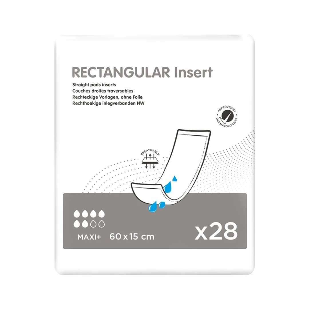 Change Droite Rectangulaire Insert Traversable 60X15 Sachet de 28
