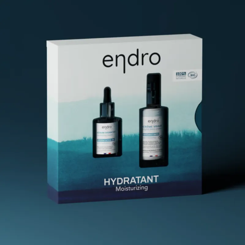 [CHENDRO] Coffret Hydratation Visage (Sérum+Crème Visage) Endro