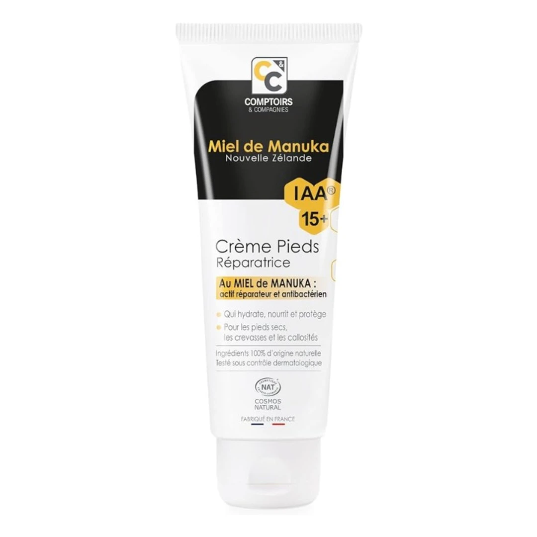 [CPMM75] Crème Pieds Soin Réparateur Au Miel de Manuka 75ml