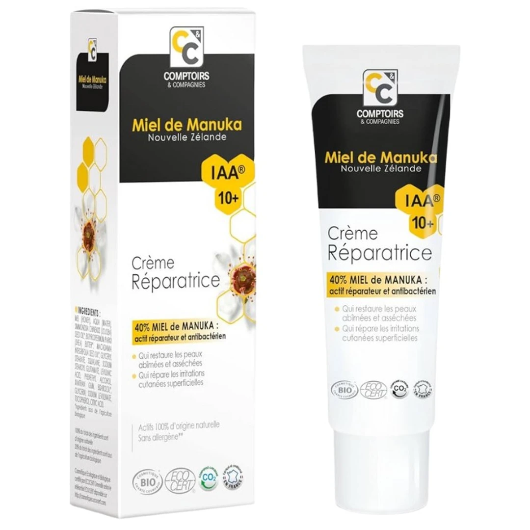 [CRMM40] Crème Réparatrice 40% Miel de Manuka 40ml