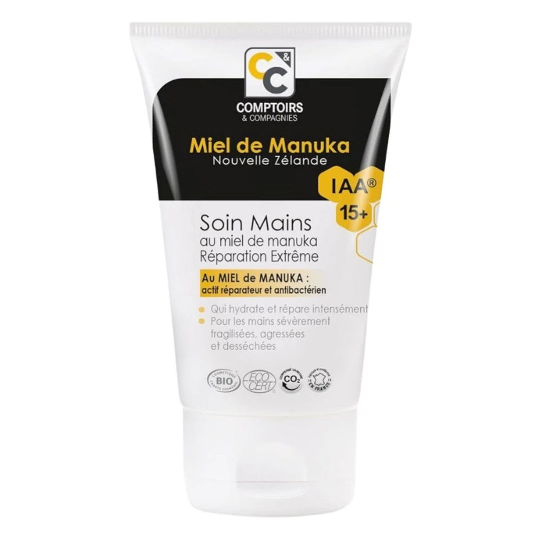 [CSMMM50] Crème Mains Soin Réparateur Au Miel de Manuka 50ml