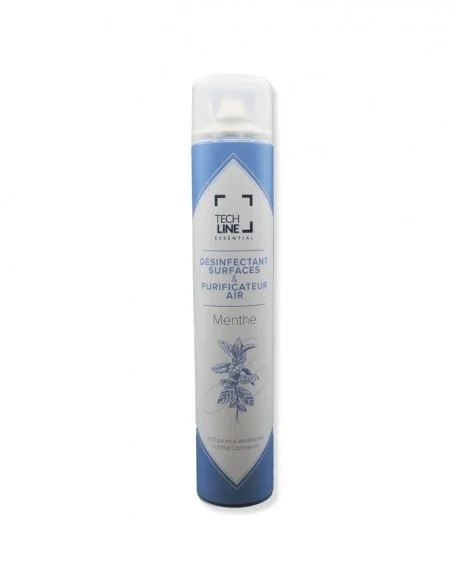 Bombe d'Atmosphère Désodorisante Bactéricide Menthe Puck 750ml