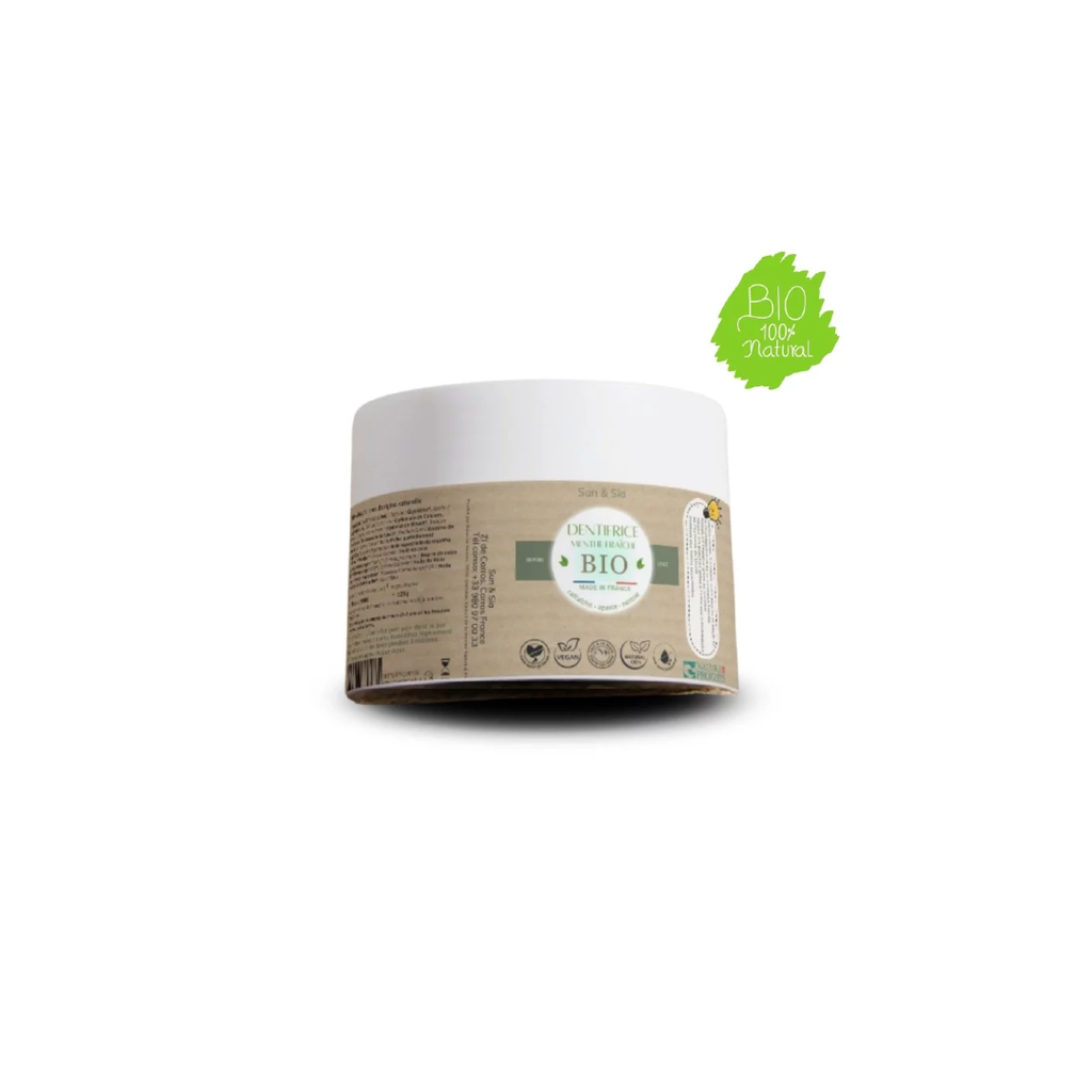 [DBMF] Dentifrice En Pate Bio Menthe Fraiche Sun & Sia 125G