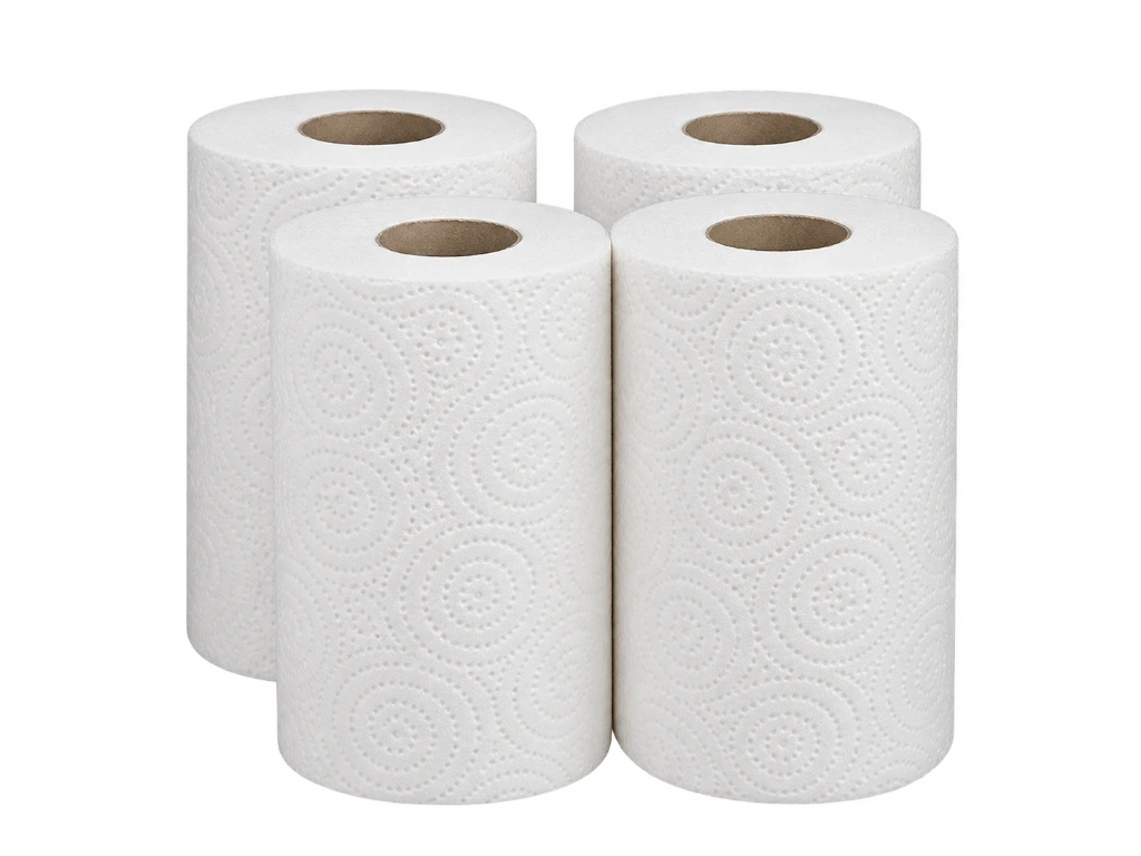 [EMX4GH] Essuie-tout 22.8X20cm 45 Formats Gaufré Global Hygiène Sachet de 4 Rouleaux
