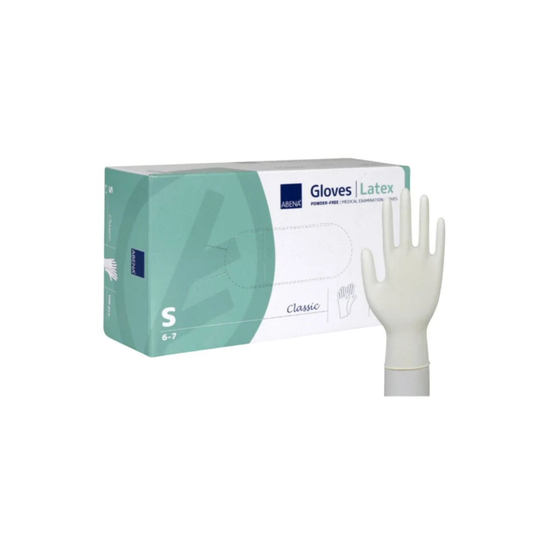 Gant d'Examen Latex Sans Poudre Abena Boite de 100