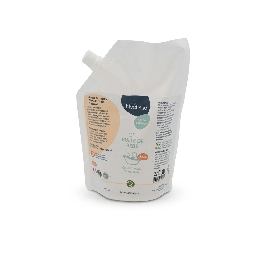 Gel Lavant Corps Et Cheveux Bulle de Bébé NéoBulle recharge 400ml