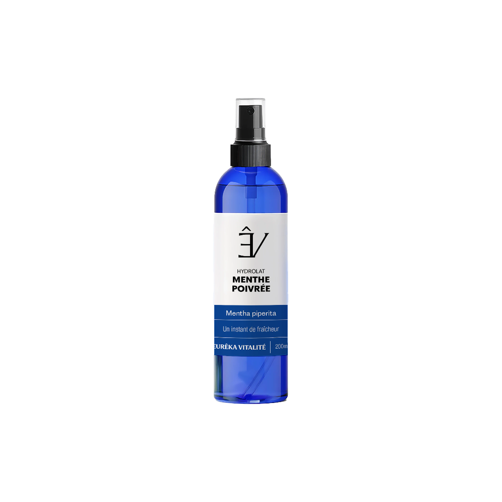 Hydrolat Menthe Poivrée Eureka Vitalité Flacon de 200ml