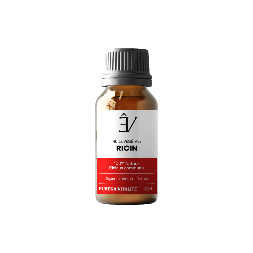 [HVR60] Huile Végétale Ricin Eureka Vitalité Flacon de 60ml