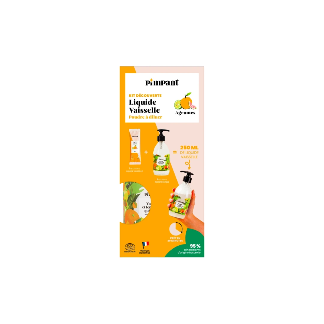 [KITDLVP] Kit Découverte Liquide Vaisselle Agrumes Pimpant