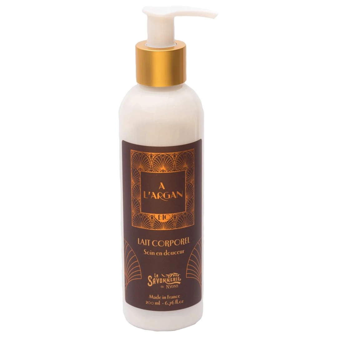 Lait Corporel à L'Huile d'Argan Bio Savonnerie de Nyons 200ml