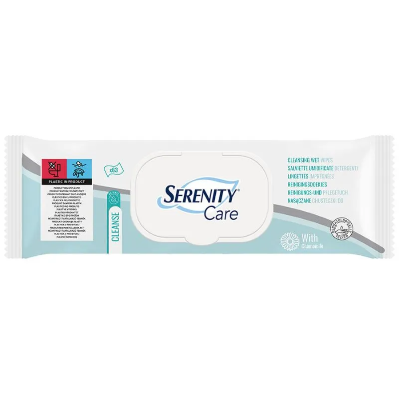 [LNID20X30] Lingettes Nettoyantes Adulte ID CARE Paquet de 63