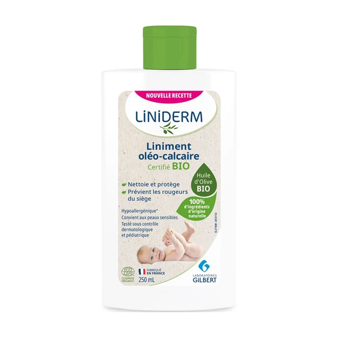Liniment Oléo-Calcaire Bio Liniderm Laboratoire Gilbert Flacon de 250ml