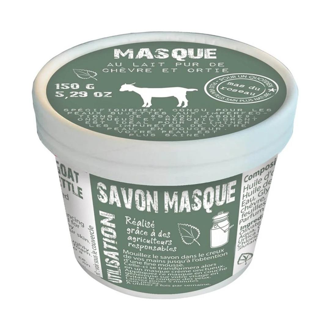 Savon Masque Au Lait de Chèvre Et Tea Tree Mas Du Roseau 150G