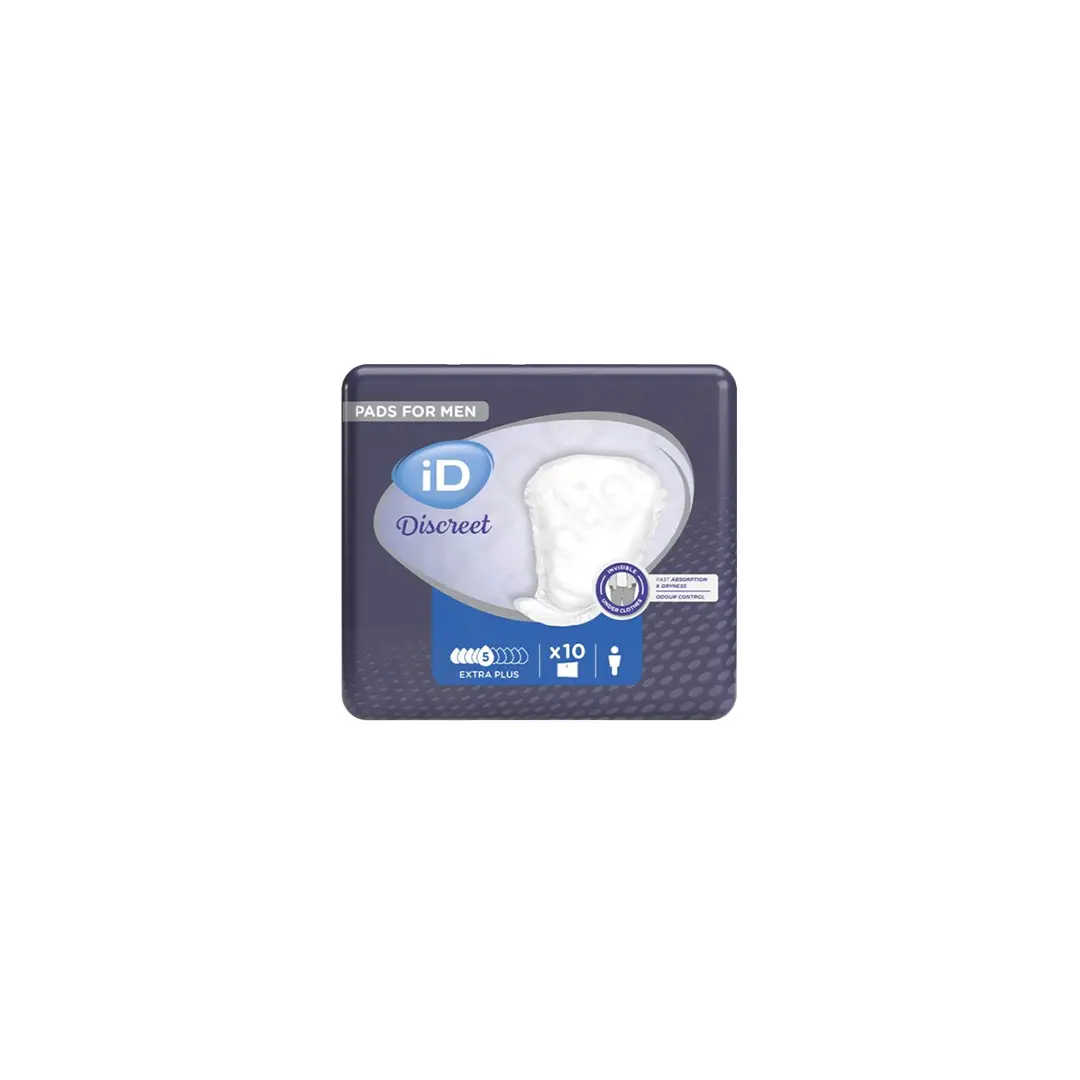 Protection Pour Homme Discreet Extra Plus Sachet de 10