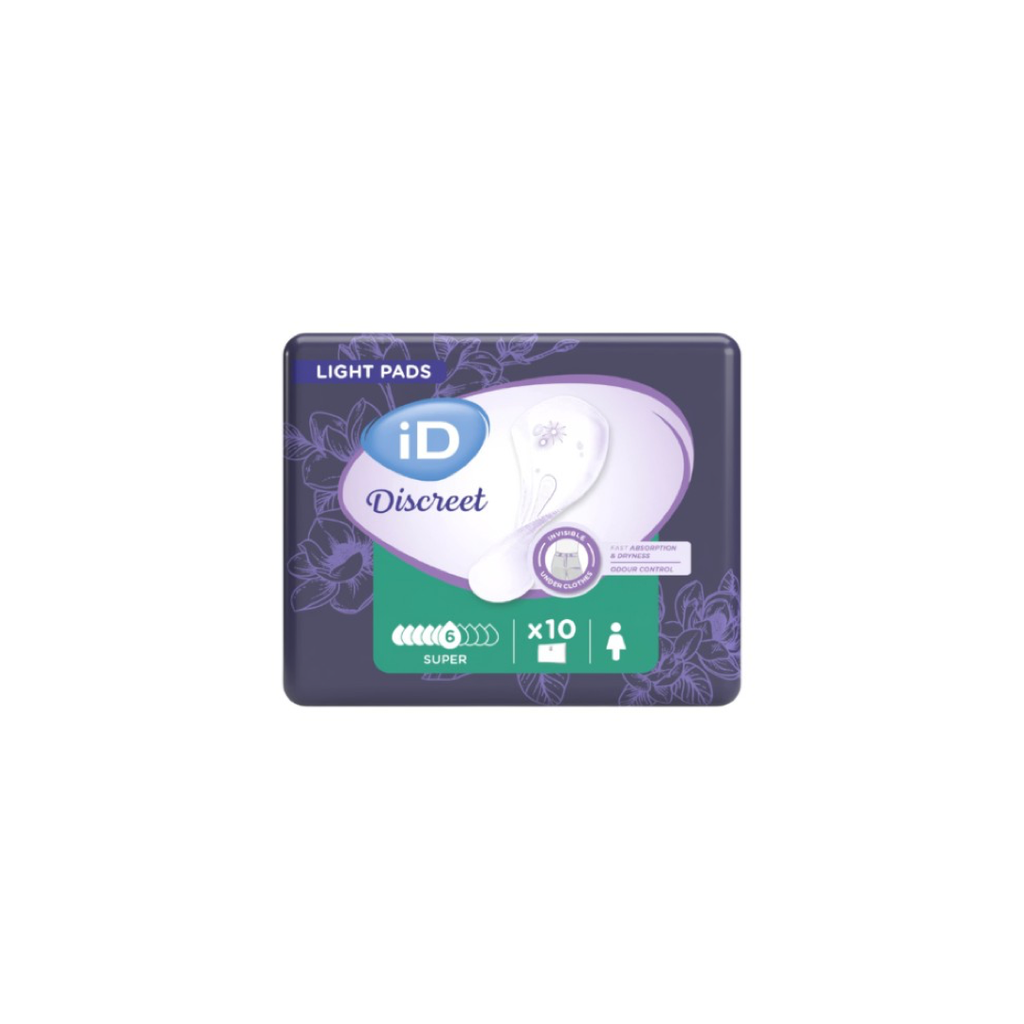[PDLS10] Protection Féminine Discreet Light Super N5+ Sachet de 10