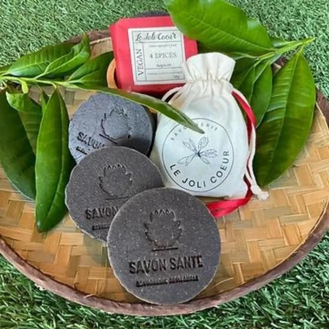 Savon Joli Cœur 4 Epices Fabrication Réunion 100G