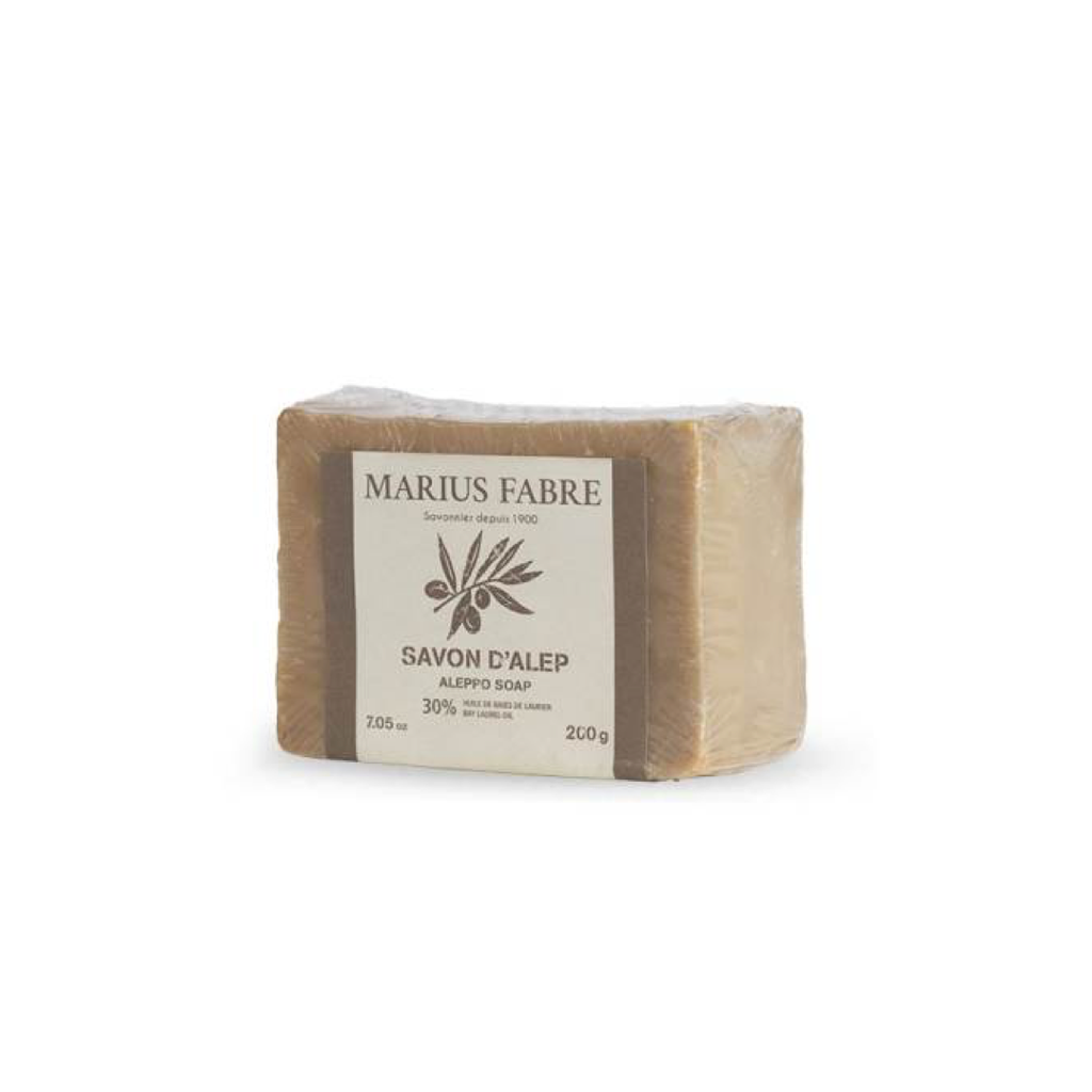 [SA30200G] Savon d'Alep Olive + 30% Baies de Laurier Marius Fabre 200G
