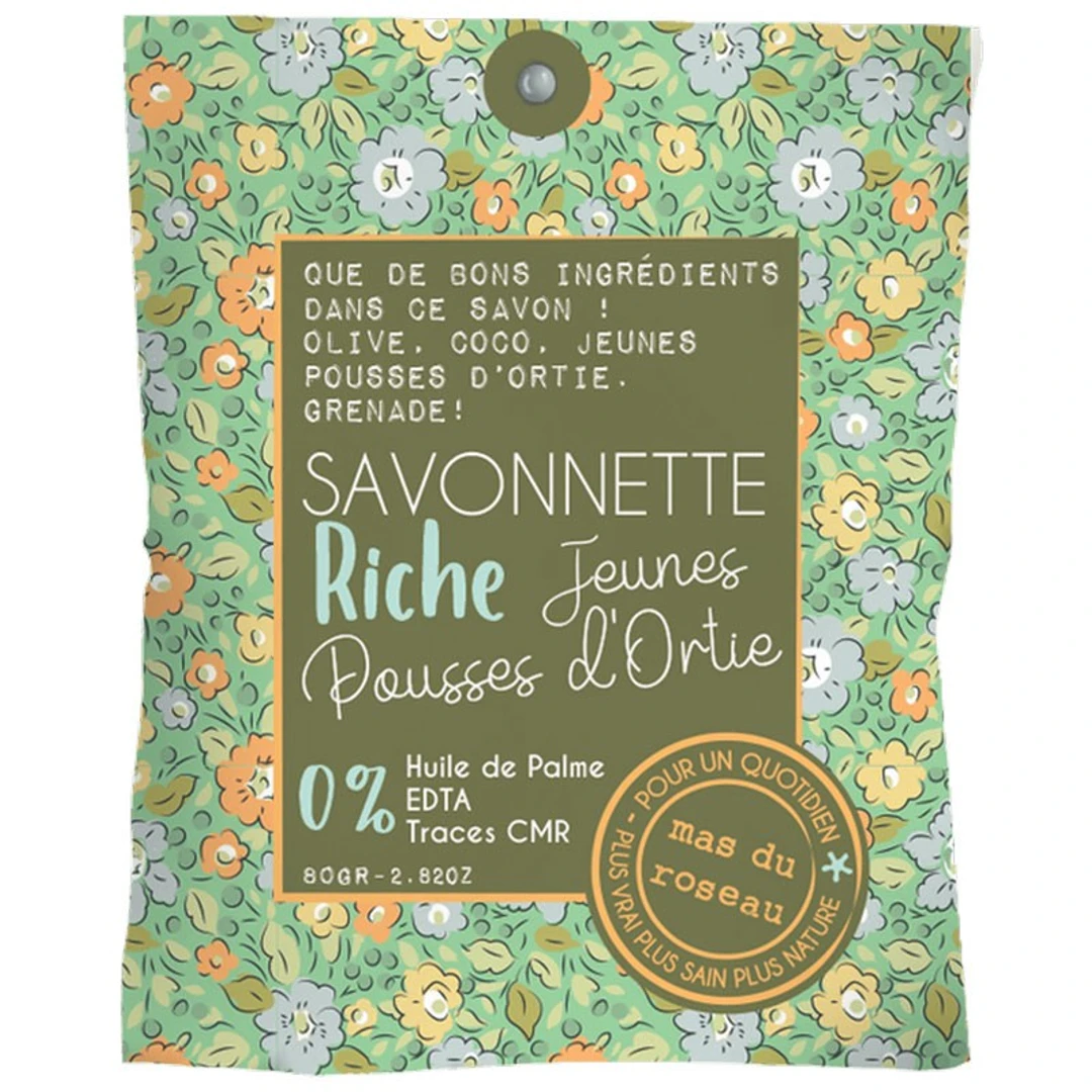 Savonnette "Riche" Pousses d'Ortie Mas Du Roseau 80G