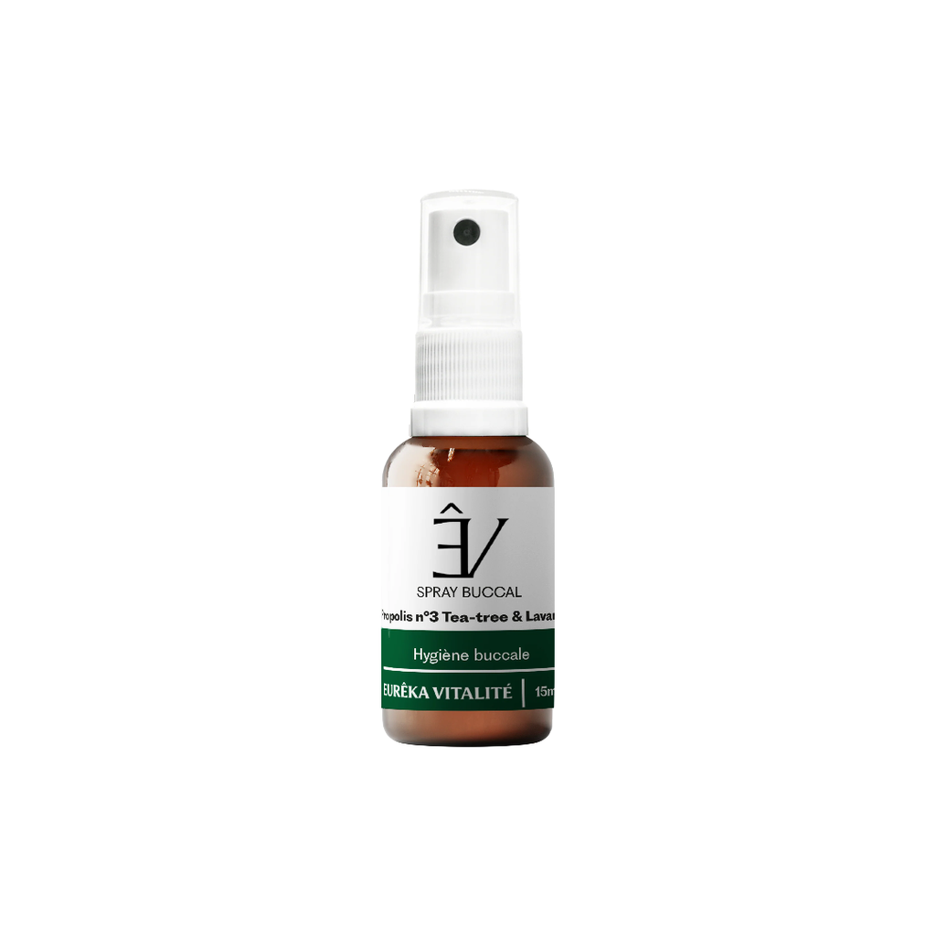 [SBP3] Spray Buccal Propolis N°3 TeaTree et Lavande Eureka Vitalité 15ml