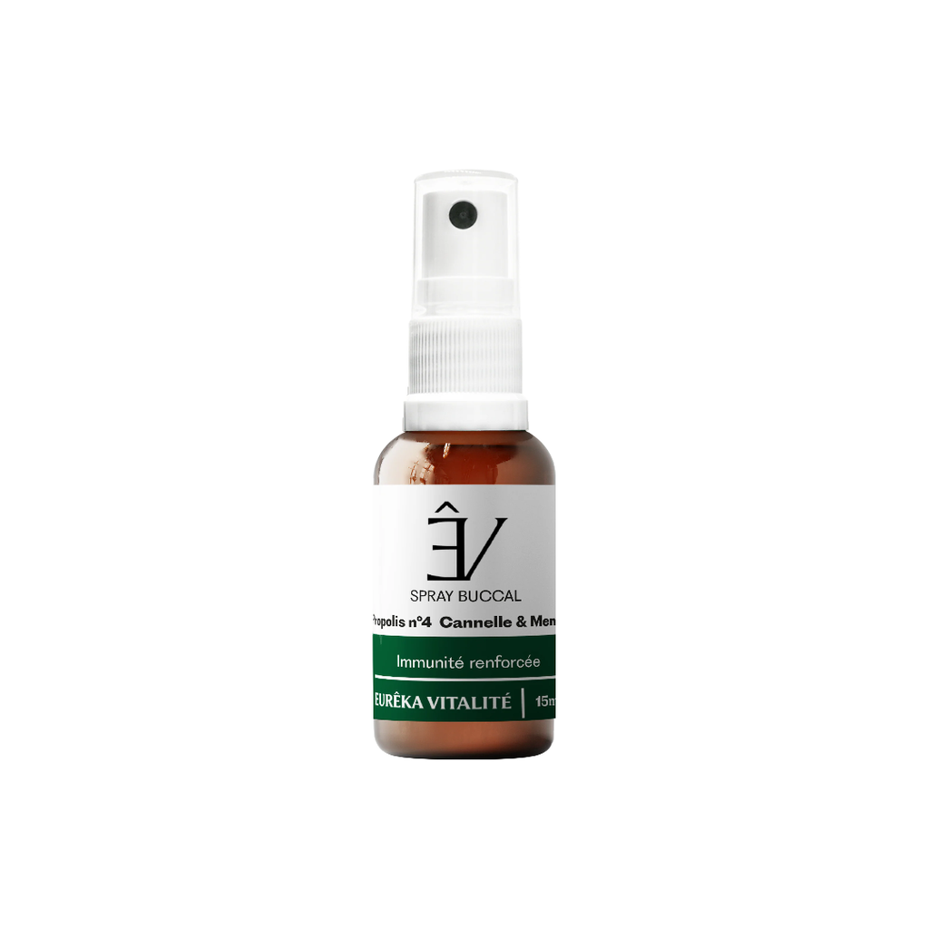 Spray Buccal Propolis N°4 Cannelle et Menthe Eureka Vitalité 15ml