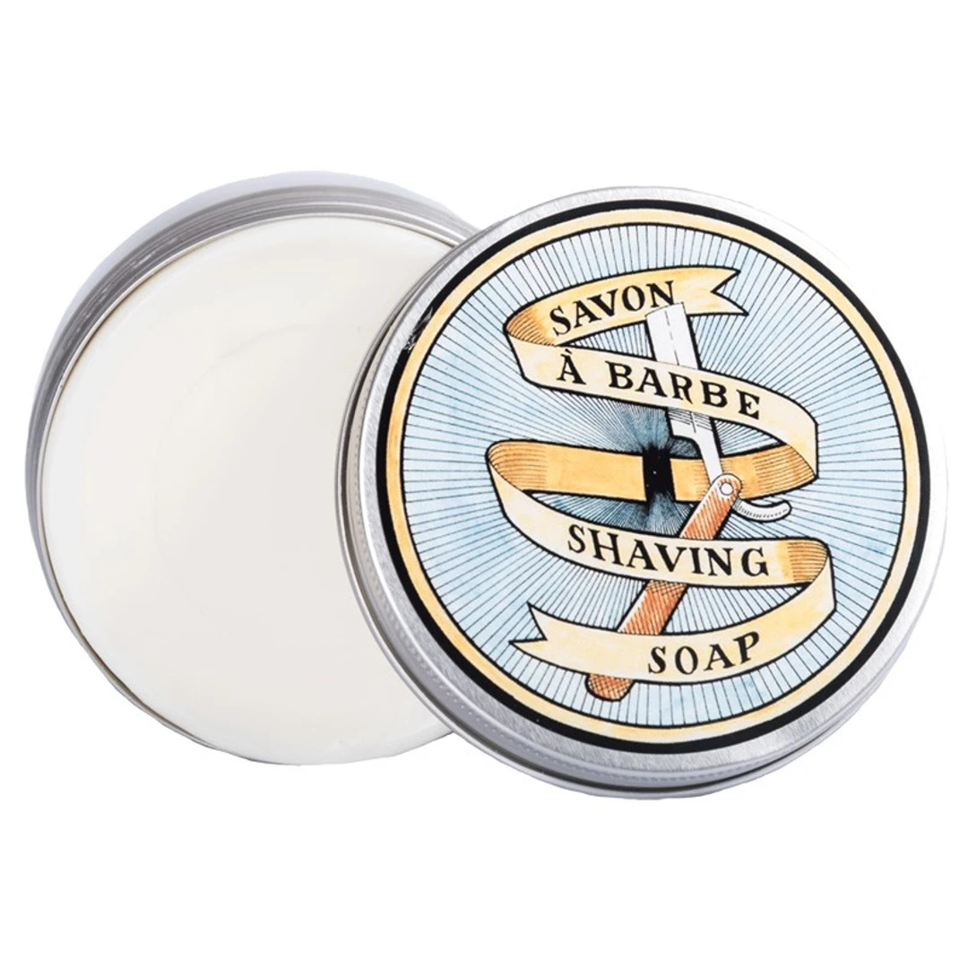 [SBSN] Savon de Rasage avec Boite Ronde Aluminium Homme Savonnerie de Nyons 100G