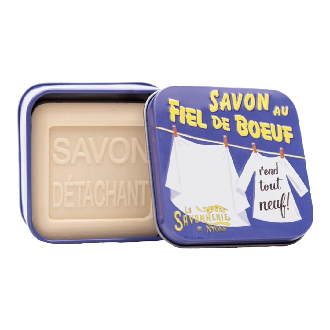 [SDFB] Savon Au Fiel de Bœuf avec Boite Métal Savonnerie de Nyons 100G